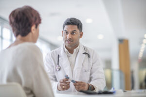 diabetes physician consulting the patient